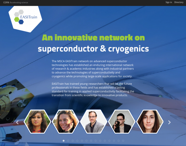Page de garde du site